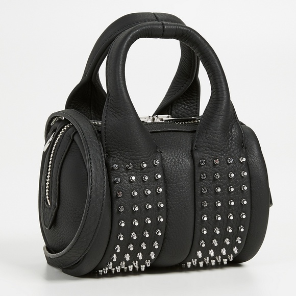 NEW RARE! Discontinued Alexander Wang Baby Rockie Stud Bag| Iconic & Collectible - Picture 1 of 14